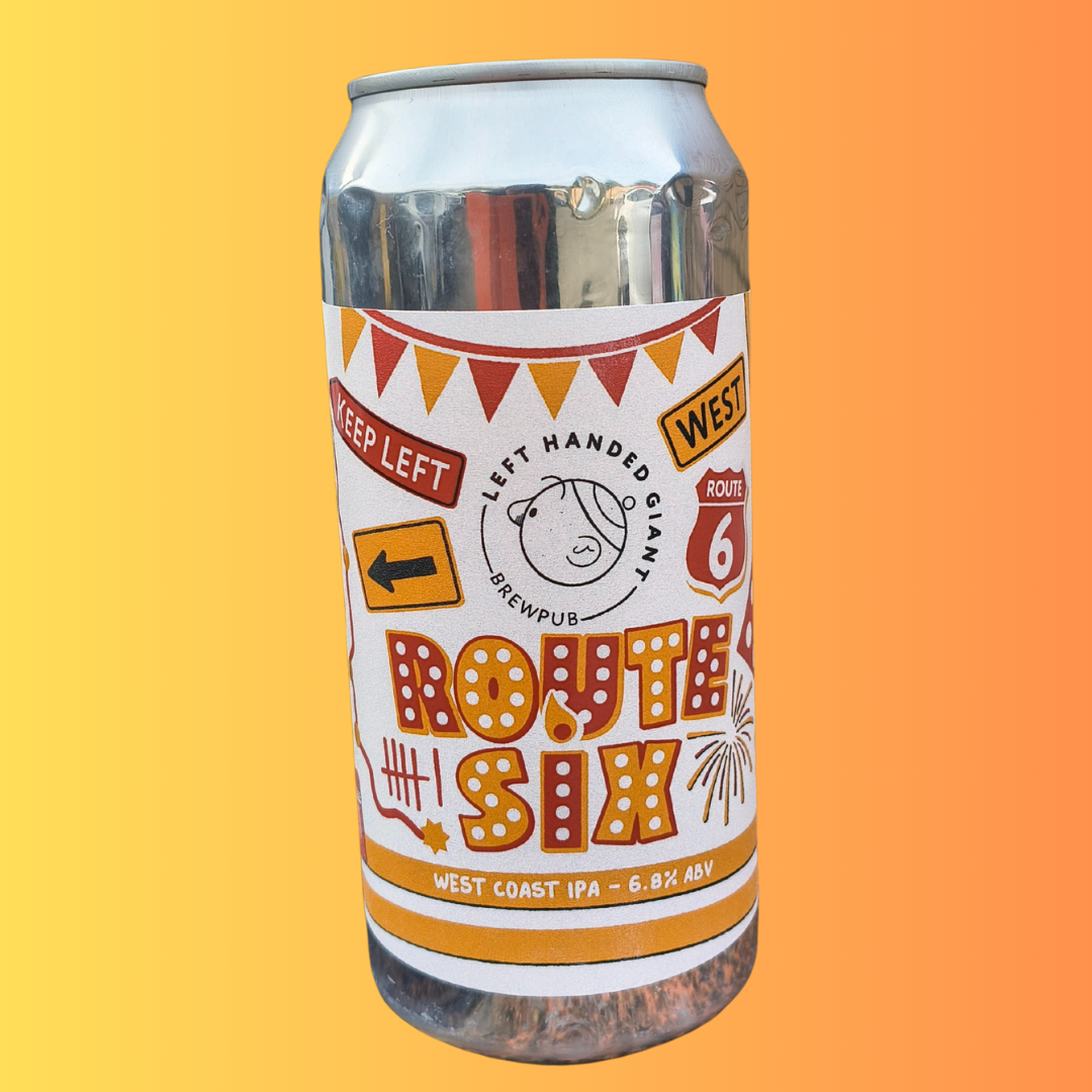 LEFT HANDED GIANT BREWING - ROUTE SIX WEST COAST IPA