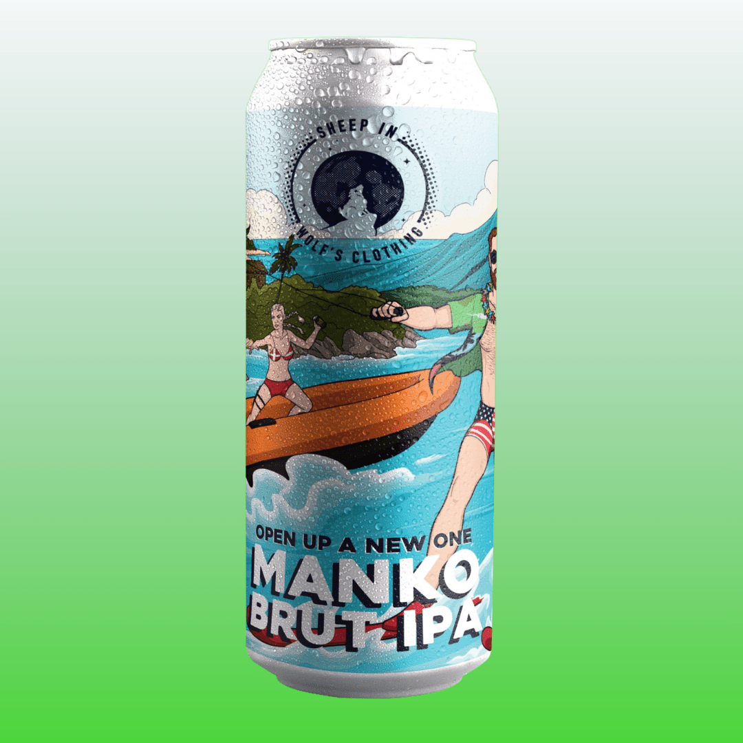 Manko Brut IPA - Sheep in Wolf's Clothing Brewery