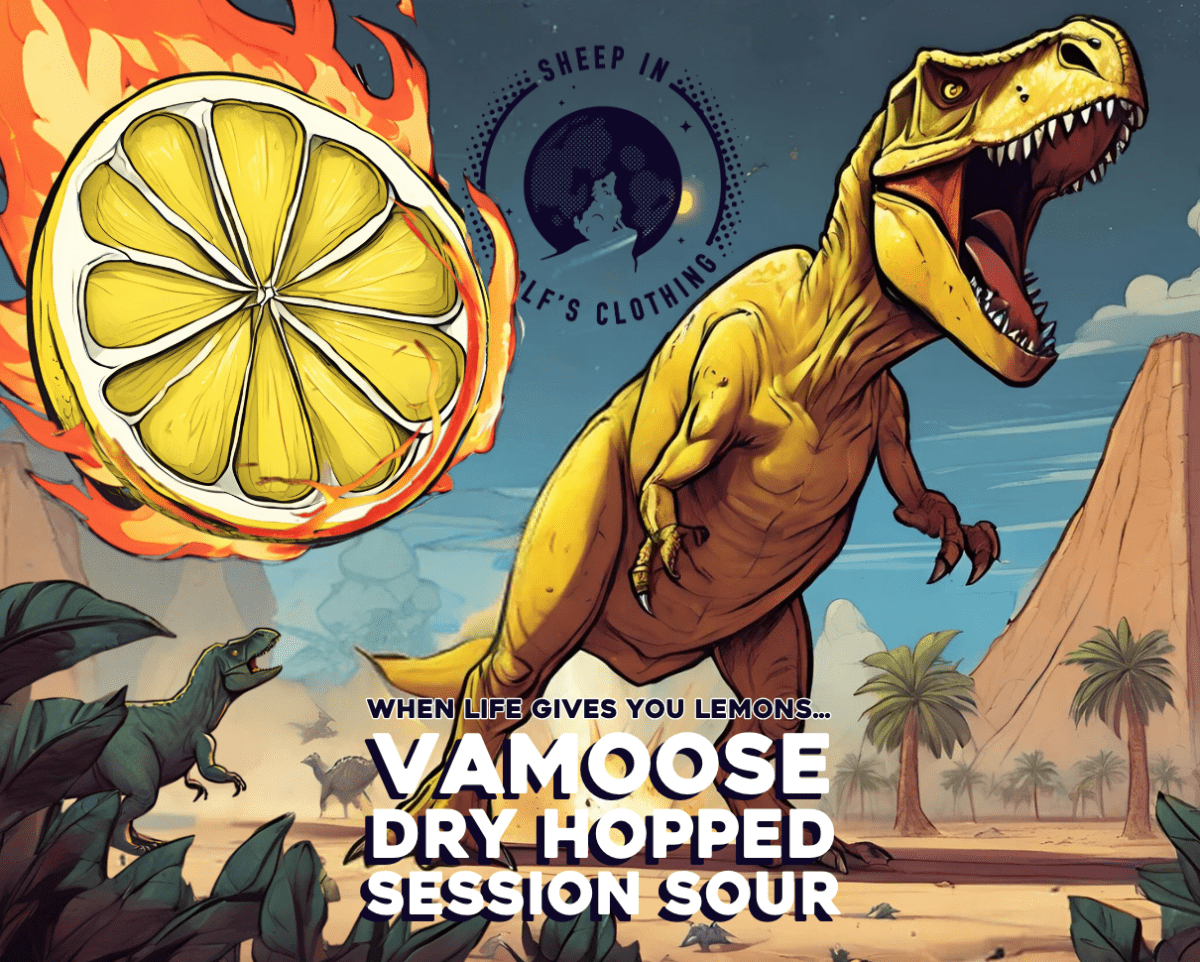 VAMOOSE DRY HOPPED SESSION SOUR - Sheep in Wolf's Clothing Brewery